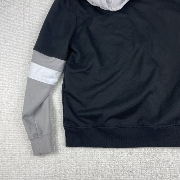 Y2K Arsenic Skater Skull Goth Punk Layered Long Sleeve Hoodie Size S - Picture 16 of 16